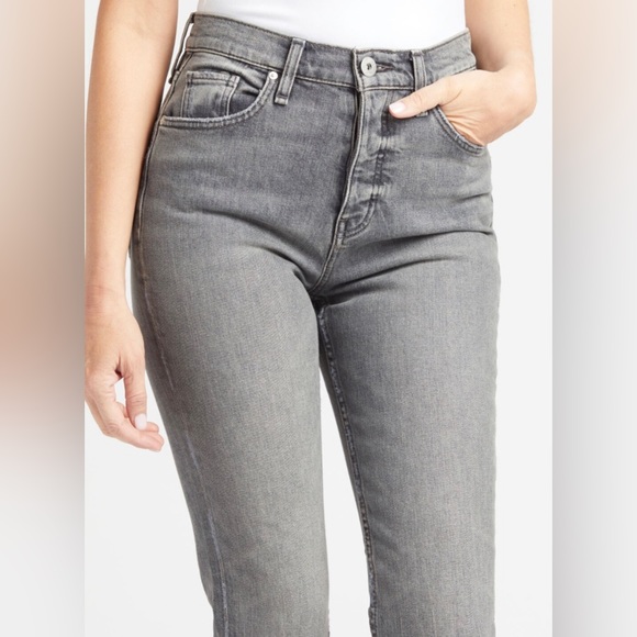 Hudson Womens Holly High Rise Straight Jeans - Picture 2 of 7